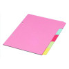 A4 MANILLA DIVIDER 5-PART ASSORTED