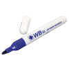 BLUE WHITEBOARD MARKER BULLET PK10