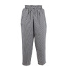 Chef Works Unisex Easyfit Pants Small Black Check Polycotton - Size L