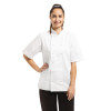Jacket / White Vegas chef jacket - short sleeved - size extra small