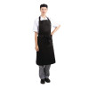 Apron / Polyester Bib apron - black - A279 - per each