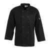 Whites Vegas Chefs Jacket Long Sleeve Black - Size 5XL