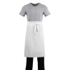Apron /Regular Waist Apron White Polycotton - 36" Wide 30" Long - per each - A501