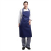 Whites Bib Apron Polycotton Blue