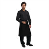 Apron /Uniform Works Bistro Apron Black - patch pocket - 70 X 100cm - per each - A591