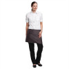 Uniform Works Bistro Apron Charcoal - 750x373mm