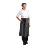 Whites Black & White Stripe Butchers Waist Apron - 760x920mm 30x36"