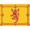 Embroidery Crossed Flags Royal Lion