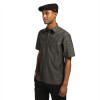 Chef Works Detroit Black Denim Short Sleeve Shirt - Size S