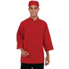 Chef Works 3/4 Sleeve Jacket Red - Size XS