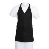 Whites V Neck Service Apron - Black