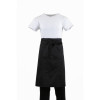 Regular Black Bistro Apron Polycotton Size (mm): 1000(W)x 700(L)