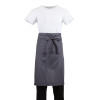 Whites Regular Bistro Apron Charcoal  - 1000x700mm 39.4x27.5"