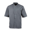 Chef Works Ventilated Coat Short Sleeve Grey with Black Panels - Size XXL (B2B)