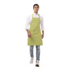 Chef Works Adjustable Neck Bib Apron with Pockets Lime