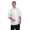 Chef Works Ventilated Coat Short Sleeve White with Grey Panels - Size M