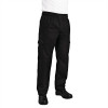 Chef Works Slim Fit Cargo Pant Black - Size XXL