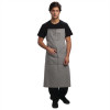 Chef Works Portland Fine Stripe Grey Bib Apron