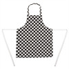 Childrens Black & White Check Apron