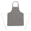 Childrens Black & White Check Apron