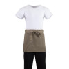 Whites Short Bistro Apron Tan - 750x373mm 29.5x14.7"