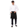 Chef Works Half Bistro Aprons (F28) Black (B2B)