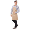 Chef Works Austin Denim Bib Apron Natural