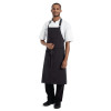 Chef Works Rockford Canvas Wide Bib Apron Steel Grey