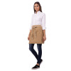 Chef Works Austin Denim Half Bistro Apron Natural