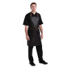 Chef Works Wet Look Boulder Bib Apron Brown/Black