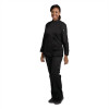 Chef Works Womens Hartford Lightweight L/S Zip Coat Black - Size XS (B2B)