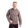 Chef Works Hartford Lightweight L/S Zipper Coat Graphite - Size S