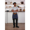 Southside Bistro Apron Denim Blue (Tan Ties) - 700x430mm