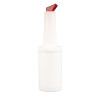 CONTAINER /BAR POURER - 1 LITRE -RED POURING CONTAINER - PLASTIC - C167 - PER EACH