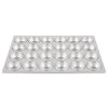 Vogue Aluminium Muffin Tray 24 Hole - cup size 80x35mm
