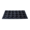 Vogue Aluminium Muffin Tray 24 Hole Non Stick - cup size 80x35mm