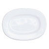 Alchemy White Rimmed Oval Dish 8" (Box 12) (Direct)