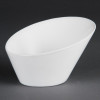 Olympia Whiteware Oval Sloping Bowl - 203x185mm 8x7.25" 700ml (Box 3)