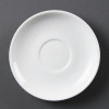 SAUCER / OLYMPIA -  WHITE SAUCER - 6" - BOX OF 12 - CB468