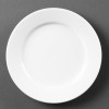 PLATE /OLYMPIA / WHITEWARE WIDE RIMMED PLATE - 6"- PER BOX OF 12 - CB478
