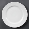 Olympia Whiteware Wide Rimmed Plate - 31cm 12" (Box 6)