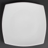 Olympia Whiteware Rounded Square Plate - 27cm 10 3/4" (Box 6)