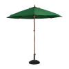 Bolero Green Round - 2.5m Pulley Parasol
