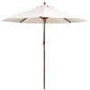 Bolero Cream Round - 3m Pulley Parasol