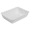 Kristallon Large Salad Crock White SAN - 4.25Ltr 335x255x85mm