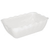 Kristallon Medium Salad Crock White SAN - 2Ltr 260x175x85mm