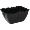 Kristallon Small Salad Crock Black SAN - 0.75Ltr 165x135x85mm