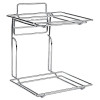 STAND / Chrome plated basket display stand - 2 Tiers for use with 1/2 GN baskets (CB801)