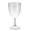 Clarity Polystyrene Wine Glass CE Lined @175ml (Box 48)