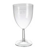 Clarity Polystyrene Wine Glass CE Lined @175ml (Box 48)